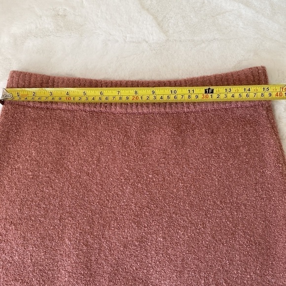 Vici x Fate Textured Knit Miniskirt MAUVE SNAKE, Size X-Large NWT - Picture 9 of 12